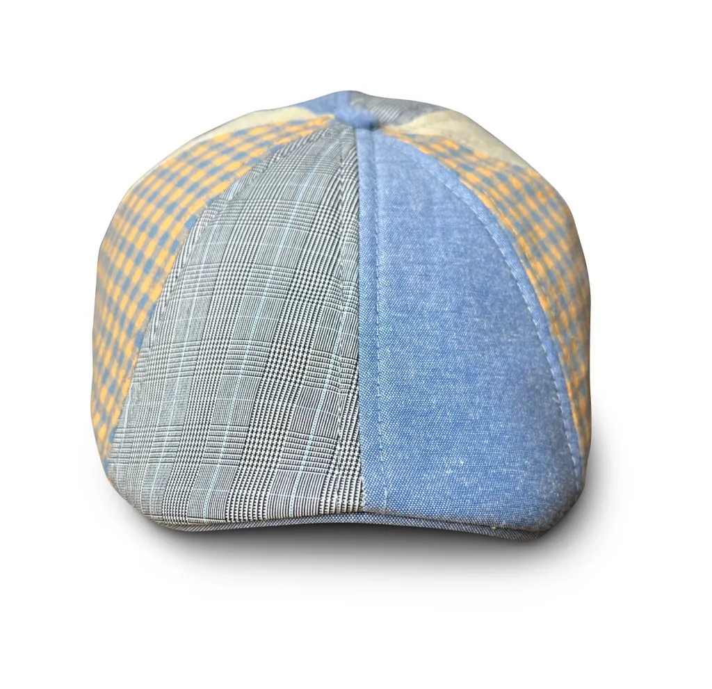 The Kraken Boston Scally Cap - Multi-Color Patchwork