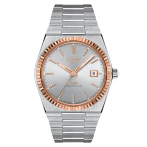 Tissot PRX Powermatic 80 Steel and 18K Gold Bezel Automatic Men's Watch T9314074103100