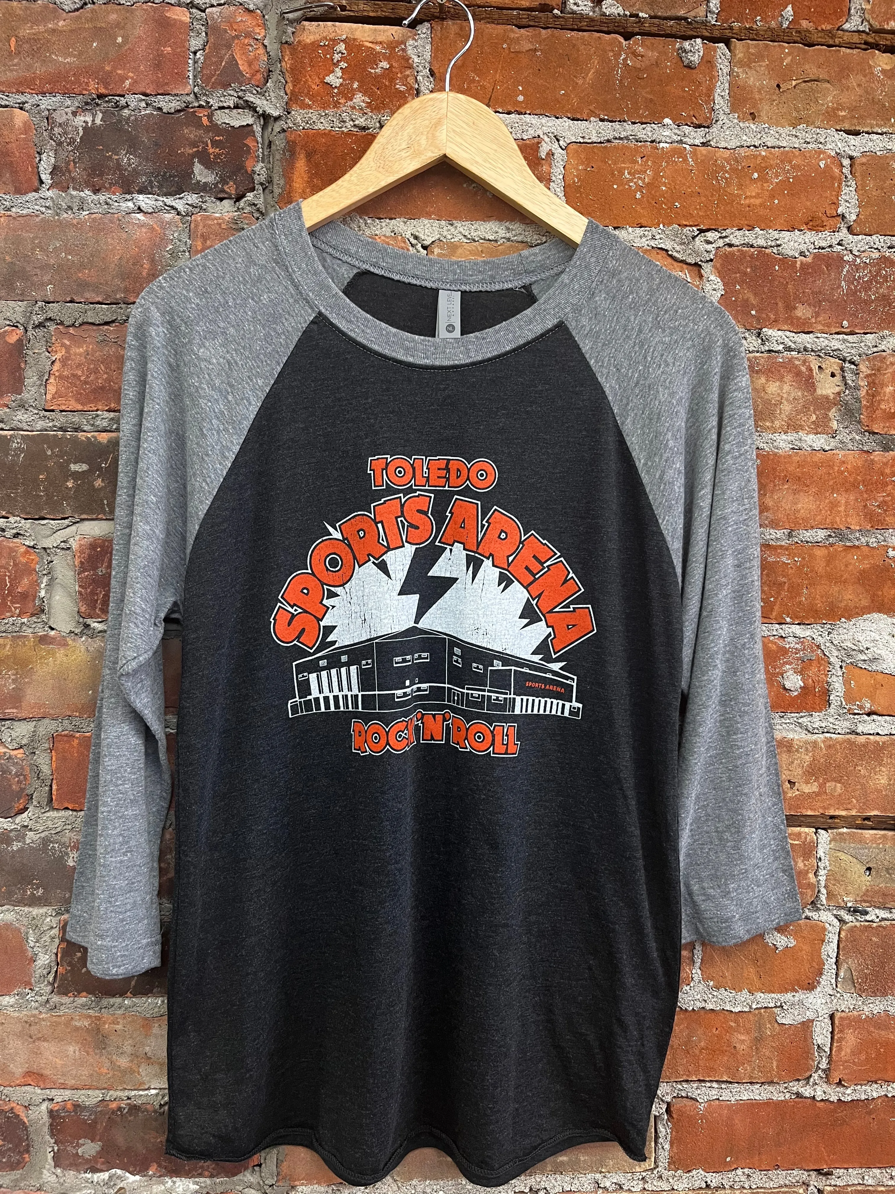 Toledo Sports Arena Rock 'N' Roll Raglan
