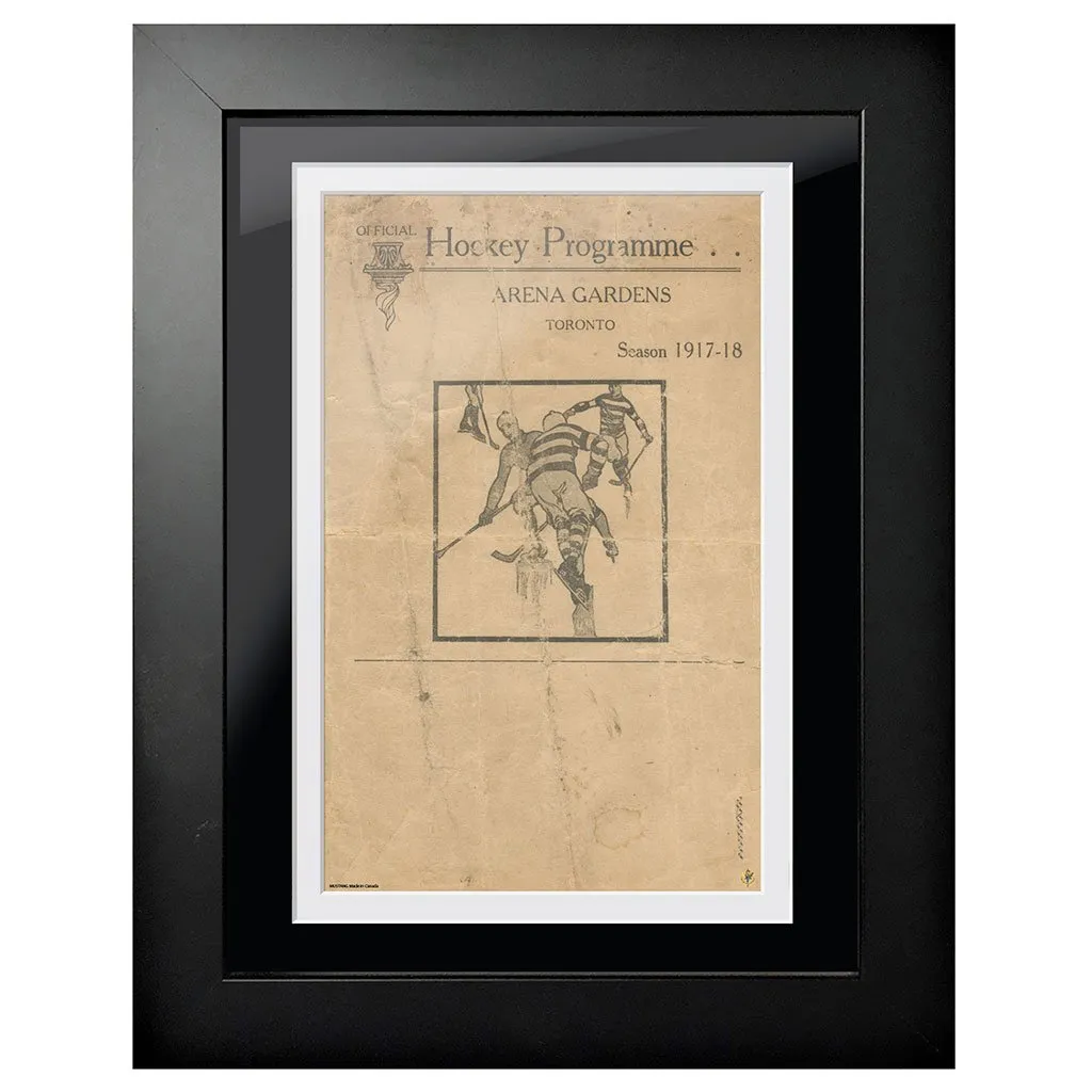 Toronto Maple Leafs Memorabilia - 1917 Program Cover