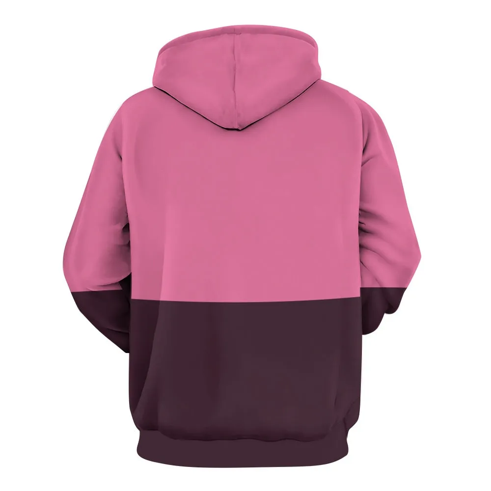Unisex Black Cat Contrasting colors Hoodie 2410001888