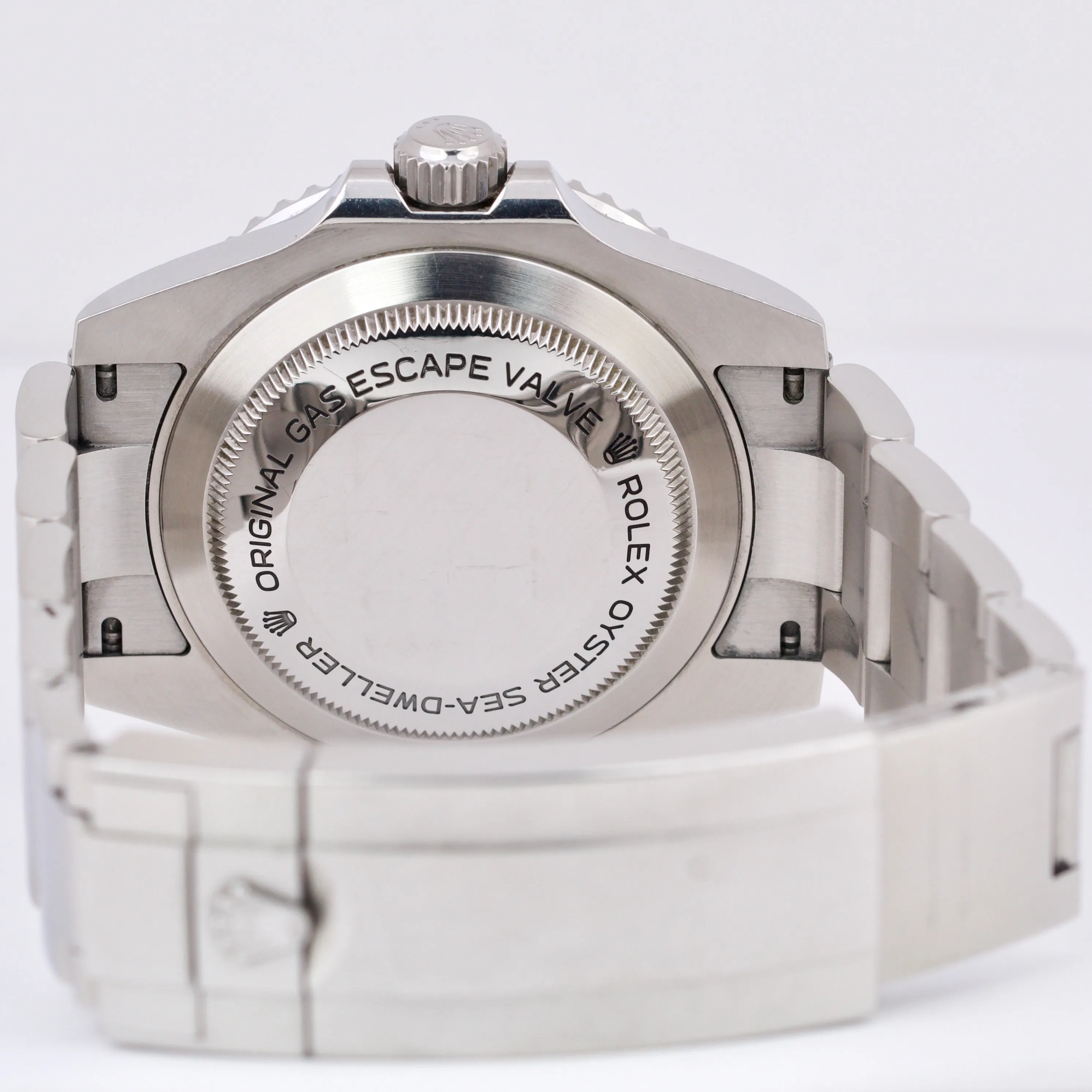 UNPOL. Rolex Sea-Dweller PAPERS 4000 SD4K Black Ceramic Steel 116600 40mm B P