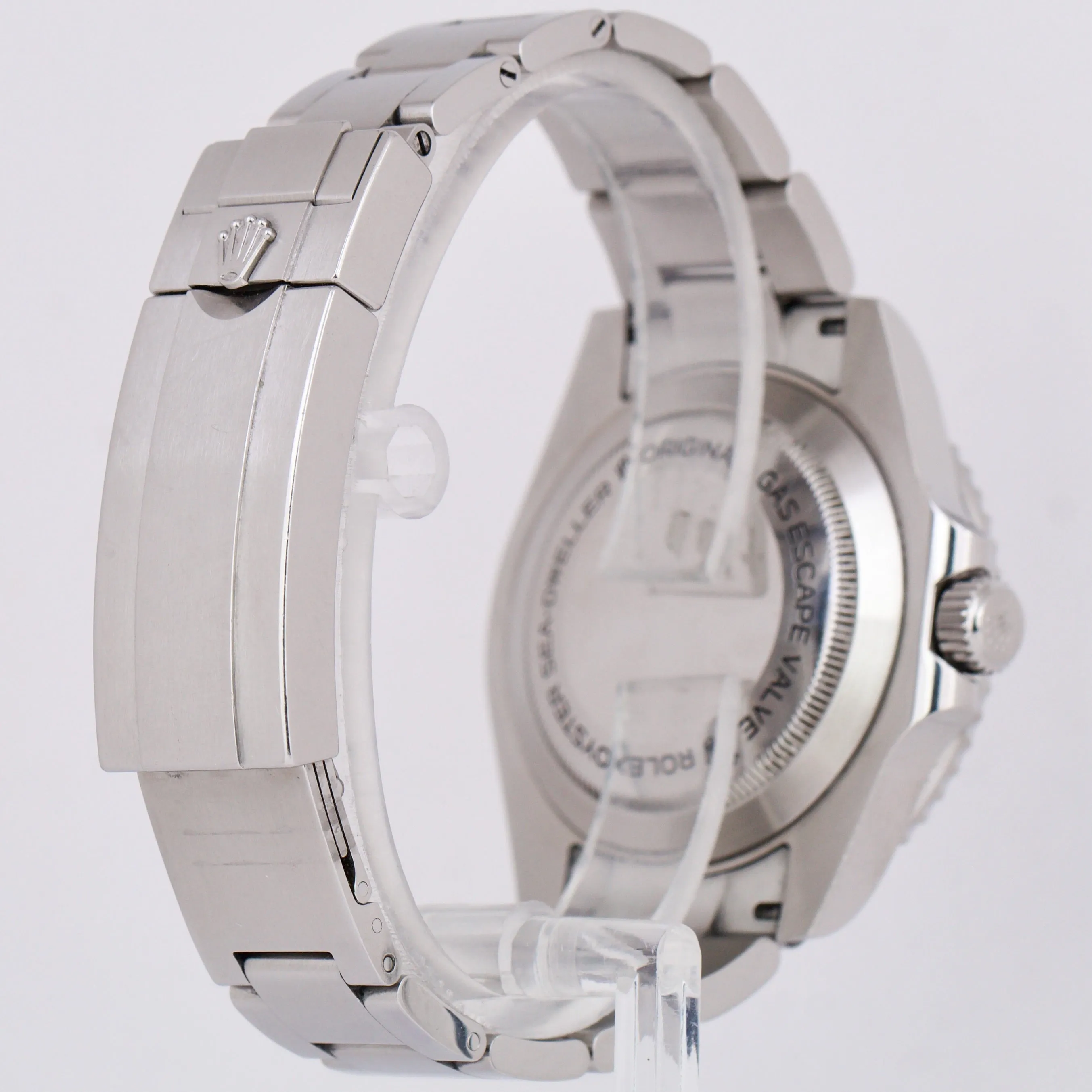 UNPOL. Rolex Sea-Dweller PAPERS 4000 SD4K Black Ceramic Steel 116600 40mm B P