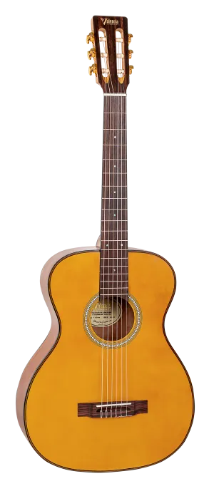 Valencia VA434VNA 4/4 size Nylon Acoustic Guitar. - Auditorium - Vintage Natural