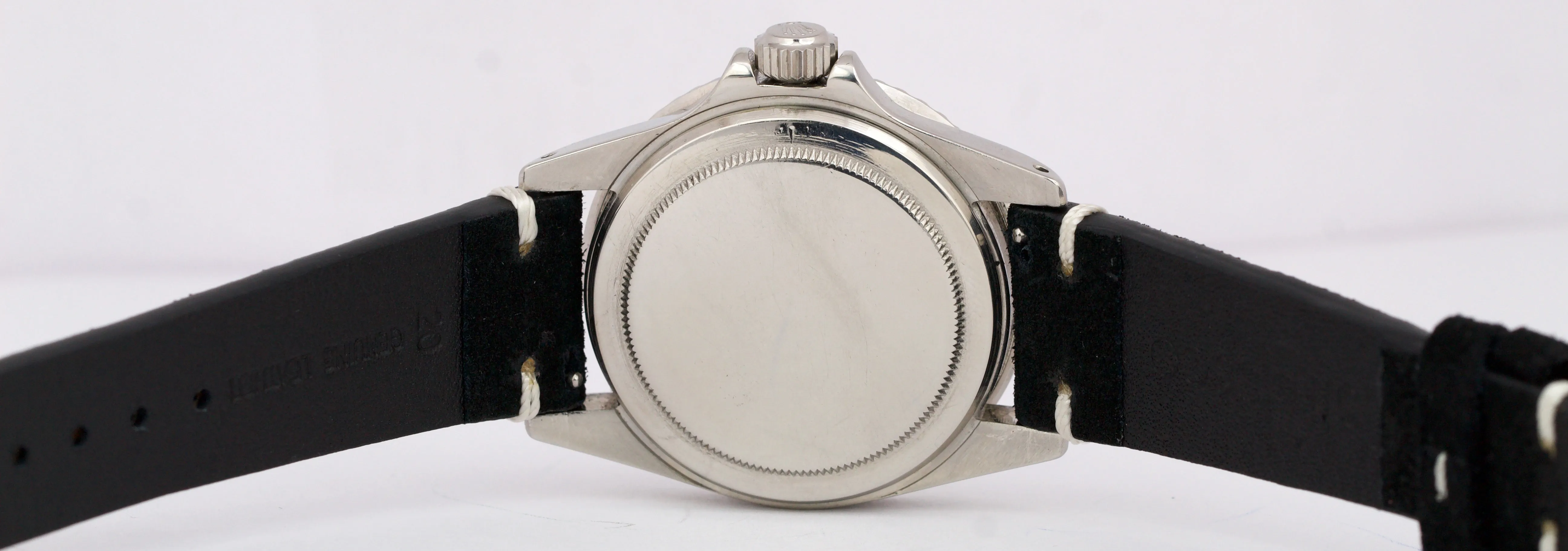 VINTAGE 1969 Rolex Submariner No-Date 5513 BLACK Red Stainless Steel 40mm Watch