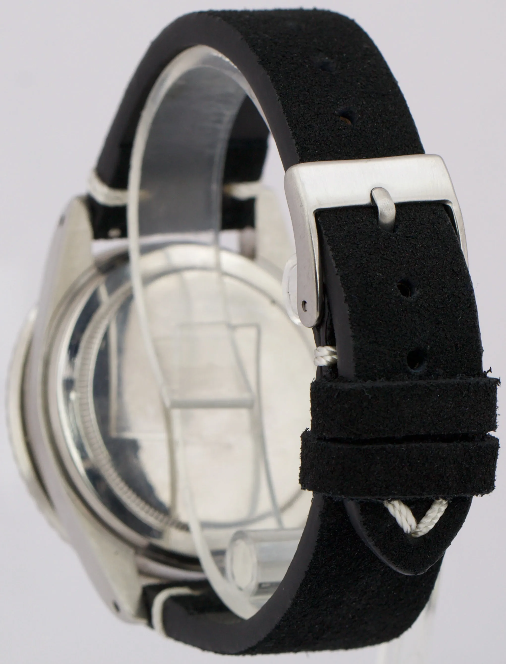 VINTAGE 1969 Rolex Submariner No-Date 5513 BLACK Red Stainless Steel 40mm Watch