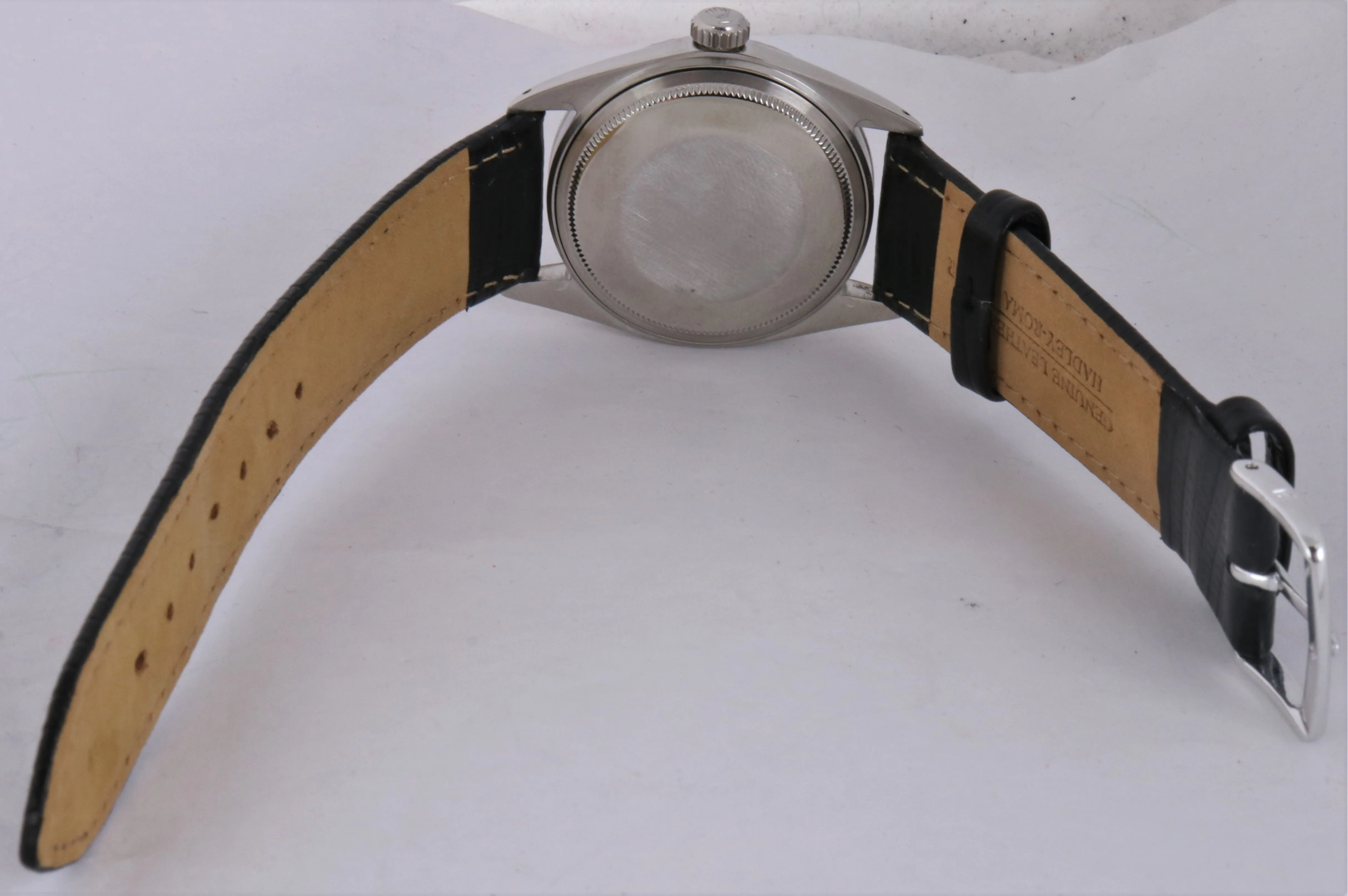 Vintage 1971 Rolex DateJust 36mm 1603 Toned SIlver Stainless Strap Watch 16030