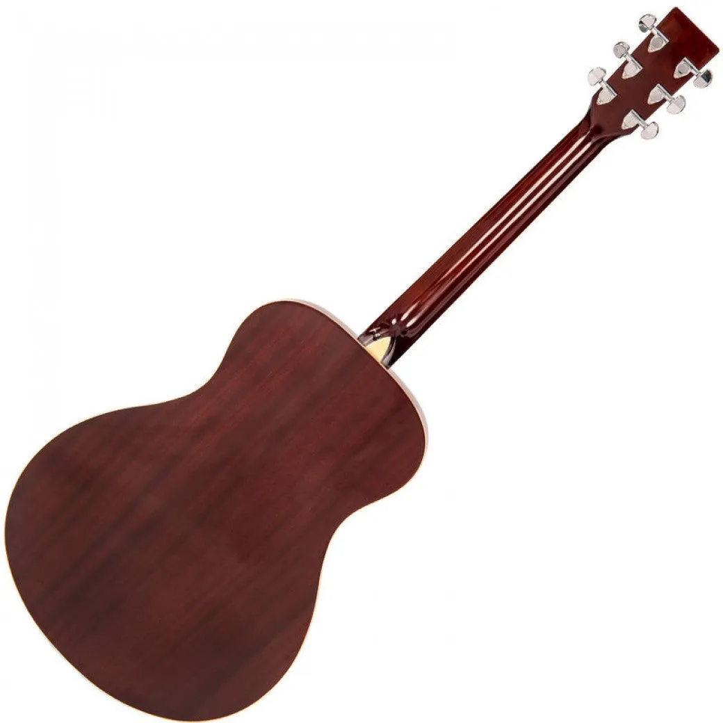 Vintage Acoustic Guitar V300 - Solid Spruce Top - Natural -