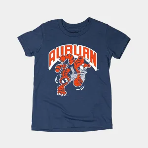 Vintage Auburn Basketball Youth Tee