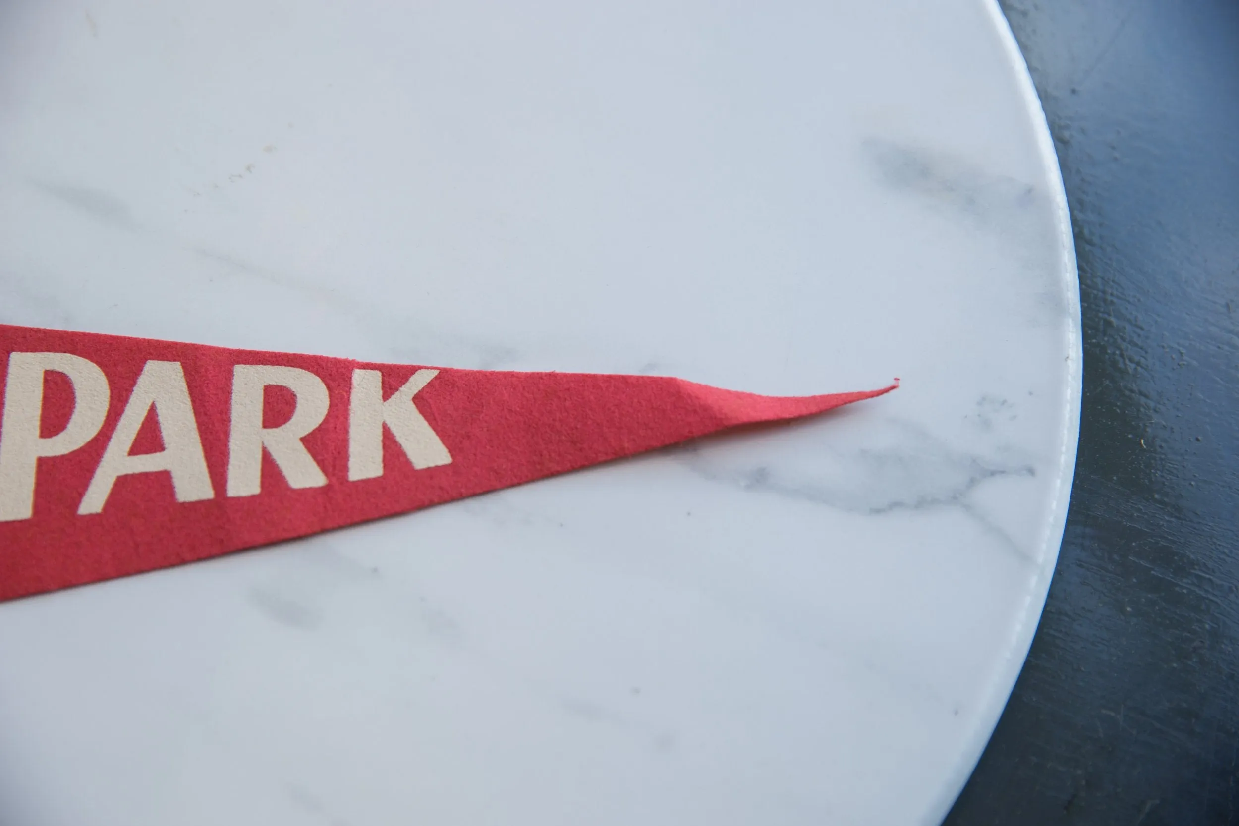 Vintage Hershey Park PA Felt Flag