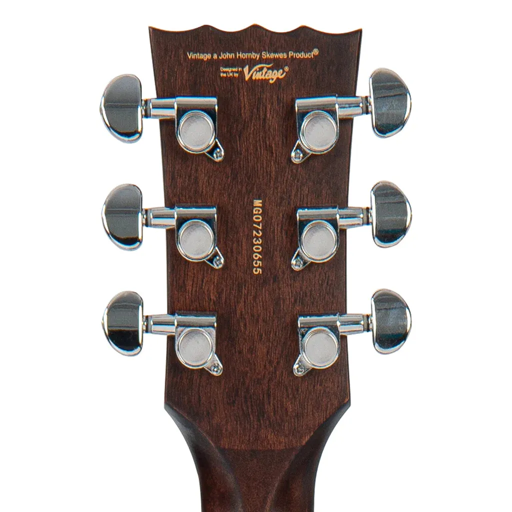 Vintage Stage Series 'Grand Auditorium' Cutaway Electro-Acoustic Guitar - Natural