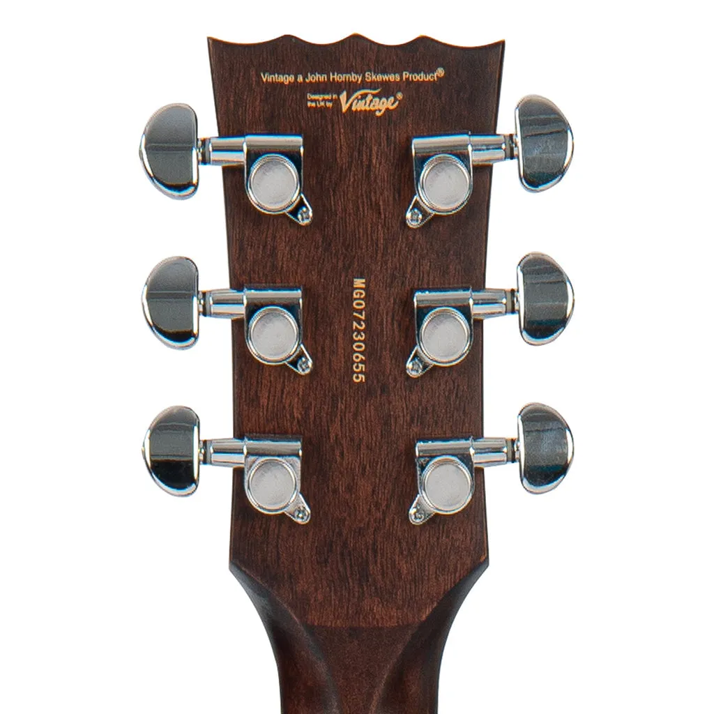 Vintage Stage Series Grand Auditorium'Cutaway Electro-Acoustic Guitar ~ Natural