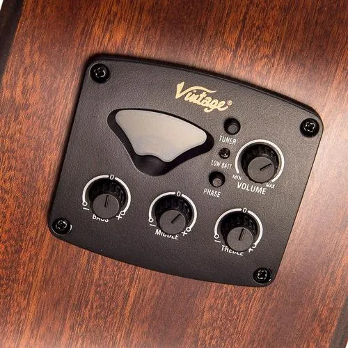 Vintage VGA990N Electro-Acoustic Sweetwater Guitar ~ Natural