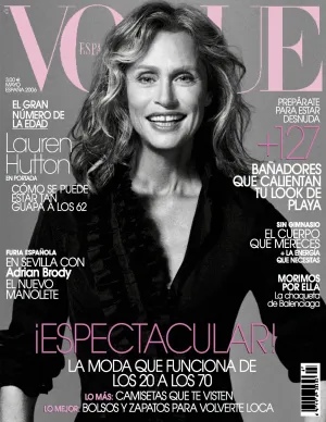 VOGUE Spain Magazine May 2006 LAUREN HUTTON Adrien Brody RHAISA BATISTA