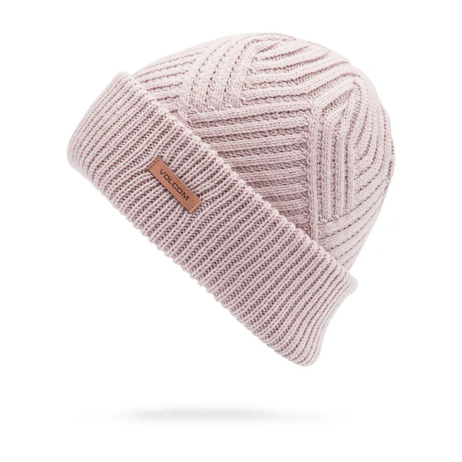 Volcom Women's Stone Knit Beanie Adobe Rose 2025