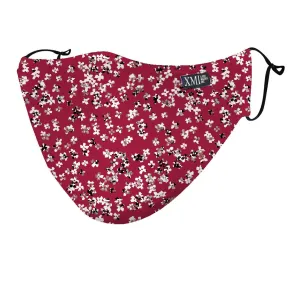 White Flower printed mask