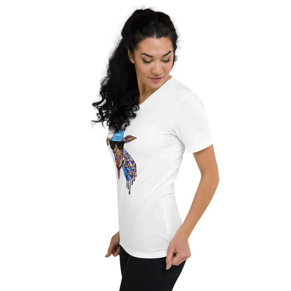 Women's OG Giraffe V-Neck Shirt