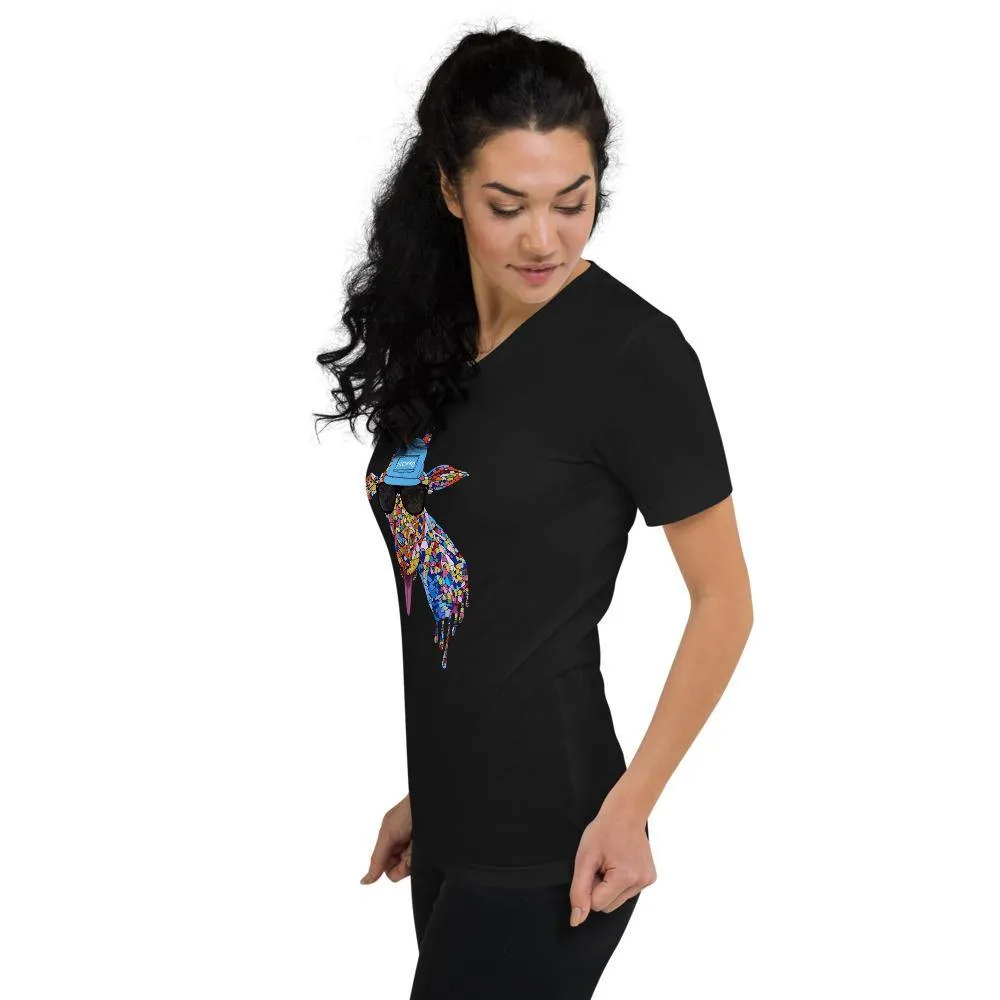 Women's OG Giraffe V-Neck Shirt