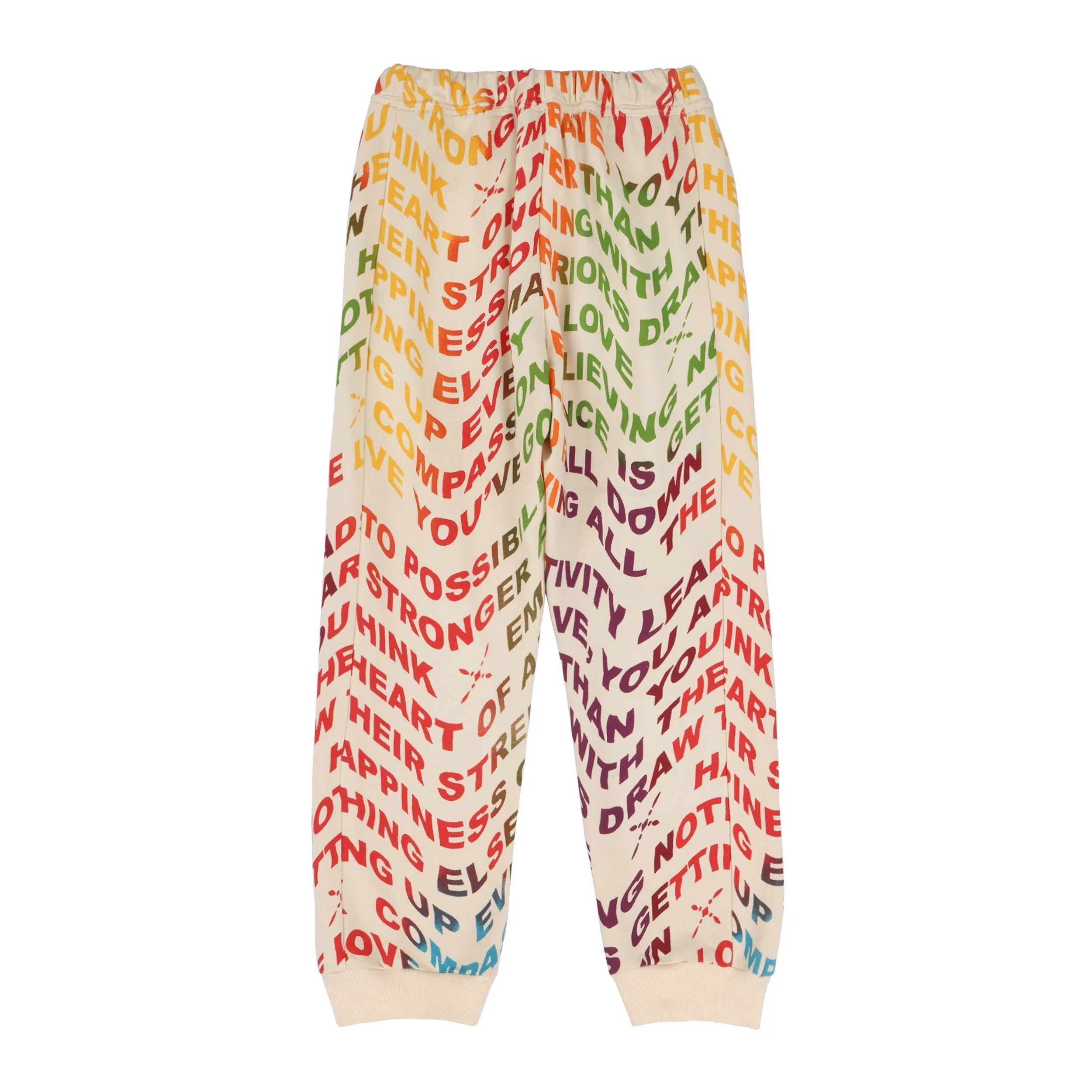 Women's Wisdom Printed Joggers in Beige